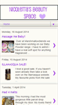 Mobile Screenshot of nicolettasbeautyspace.blogspot.com