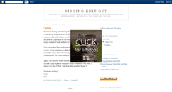 Desktop Screenshot of dishingknitout.blogspot.com