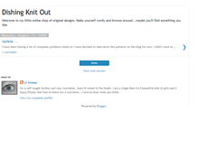 Tablet Screenshot of dishingknitout.blogspot.com