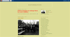 Desktop Screenshot of exformation.blogspot.com
