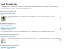Tablet Screenshot of luxebeautyco.blogspot.com