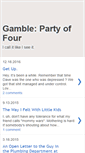 Mobile Screenshot of gamblepartyoffour.blogspot.com