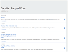 Tablet Screenshot of gamblepartyoffour.blogspot.com
