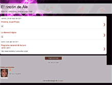 Tablet Screenshot of alejandrina-elrincondeale.blogspot.com