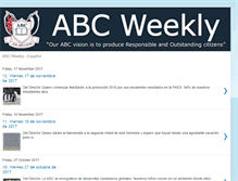 Tablet Screenshot of abcweeklyespanol.blogspot.com