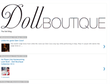 Tablet Screenshot of dollboutique.blogspot.com