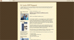 Desktop Screenshot of giststlouis.blogspot.com