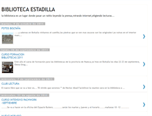 Tablet Screenshot of bibliotecaestadilla.blogspot.com