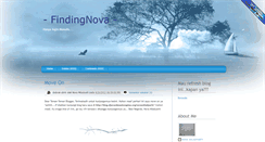Desktop Screenshot of findingnova.blogspot.com