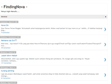 Tablet Screenshot of findingnova.blogspot.com