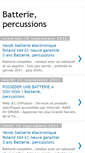 Mobile Screenshot of batteriepercussions-24.blogspot.com