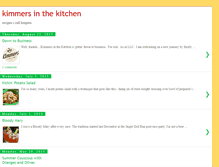 Tablet Screenshot of kimmersinthekitchen.blogspot.com