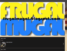 Tablet Screenshot of frugalmugal.blogspot.com