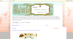 Desktop Screenshot of katesalvage-katecreativesalvage.blogspot.com