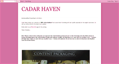 Desktop Screenshot of cadarhaven.blogspot.com