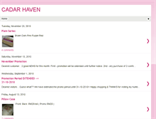 Tablet Screenshot of cadarhaven.blogspot.com