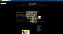 Desktop Screenshot of molekcollection.blogspot.com