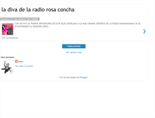 Tablet Screenshot of ladivadelaradiorosaconcha.blogspot.com
