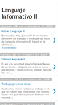 Mobile Screenshot of lenguajeinformativoii.blogspot.com