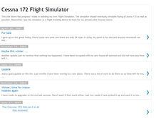 Tablet Screenshot of cessna172sim.blogspot.com