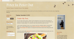 Desktop Screenshot of peterinpeterout.blogspot.com