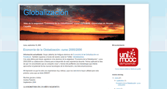 Desktop Screenshot of economia-globalizacion.blogspot.com