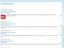 Tablet Screenshot of economia-globalizacion.blogspot.com