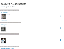 Tablet Screenshot of cadaverfluorescente.blogspot.com