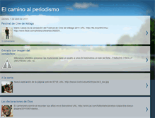 Tablet Screenshot of elcaminoalperiodismo.blogspot.com