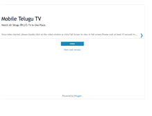 Tablet Screenshot of mobiletelugutv.blogspot.com