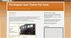 Desktop Screenshot of kingstonpubguide.blogspot.com