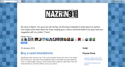 Desktop Screenshot of nazrin91.blogspot.com