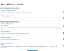 Tablet Screenshot of matematicaenmedia.blogspot.com