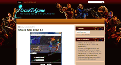 Desktop Screenshot of cracktogame.blogspot.com