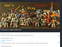 Tablet Screenshot of joesgunpla.blogspot.com