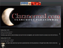 Tablet Screenshot of claranormal.blogspot.com