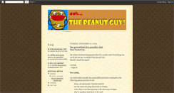 Desktop Screenshot of peanutguy.blogspot.com