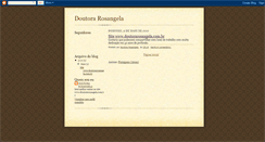 Desktop Screenshot of doutorarosangela.blogspot.com