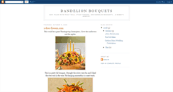 Desktop Screenshot of dandelionbouquets.blogspot.com