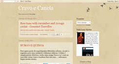 Desktop Screenshot of cravoecanela2011.blogspot.com