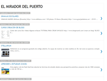 Tablet Screenshot of elmiradordelpuerto.blogspot.com