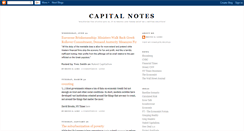 Desktop Screenshot of capitalnotes.blogspot.com