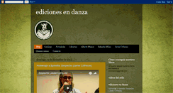 Desktop Screenshot of edicionesendanza.blogspot.com