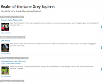 Tablet Screenshot of lonegreysquirrel.blogspot.com