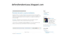 Desktop Screenshot of defendiendomicasa.blogspot.com