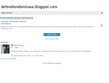 Tablet Screenshot of defendiendomicasa.blogspot.com