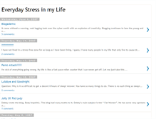 Tablet Screenshot of everydaystressinmylife.blogspot.com