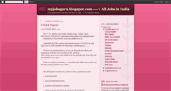 Desktop Screenshot of myjobsguru.blogspot.com