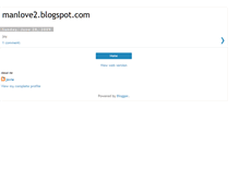 Tablet Screenshot of manslove2.blogspot.com