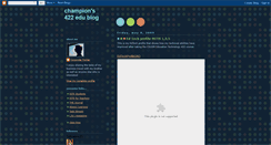 Desktop Screenshot of champions422edu.blogspot.com